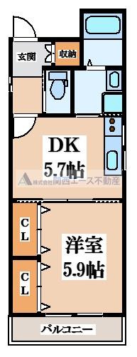 【間取り】 | プロパティー高井田