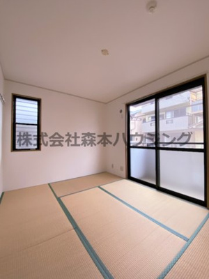 【和室】 | 　コスモコート東 | 明るい和室です