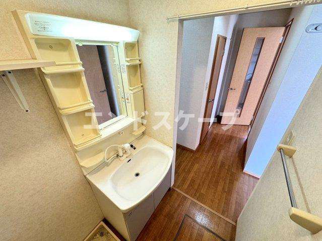 パーチェ　Ｄの洗面所|高崎、前橋、伊勢崎エリアのお部屋探しはエンドスケープまで！お客様の理想お聞かせ下さい♪