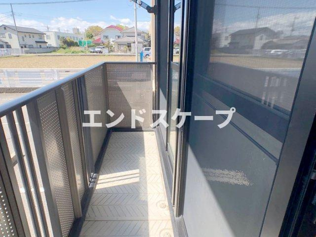 パーチェ　Ｄのバルコニー|高崎、前橋、伊勢崎エリアのお部屋探しはエンドスケープまで！お客様の理想お聞かせ下さい♪