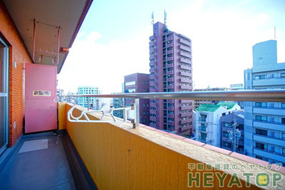 【バルコニー】 | 浅井ハイツ | 南向きバルコニー（同仕様写真）