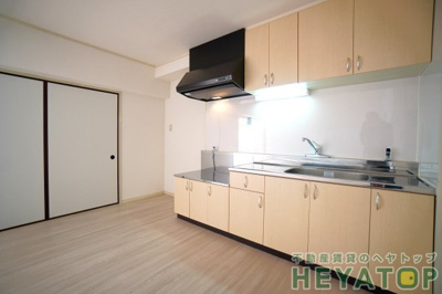 【キッチン】 | 浅井ハイツ | ガスコンロ設置可キッチン（同仕様写真）