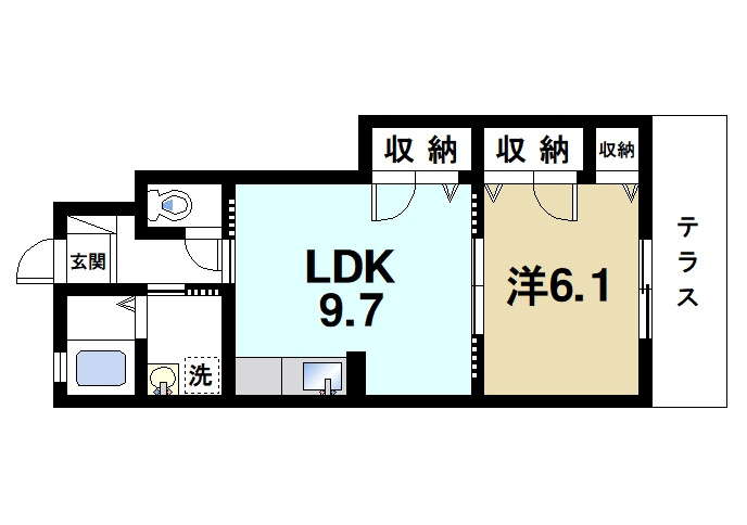 ラ　サンテの間取り