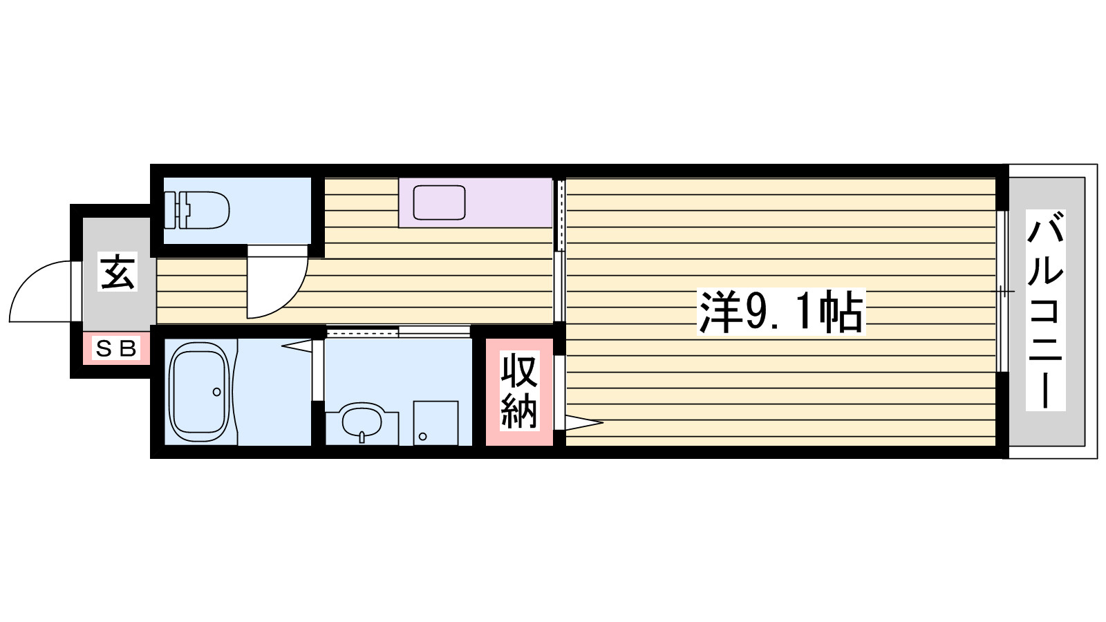 グレイスフル・Ｋの間取り