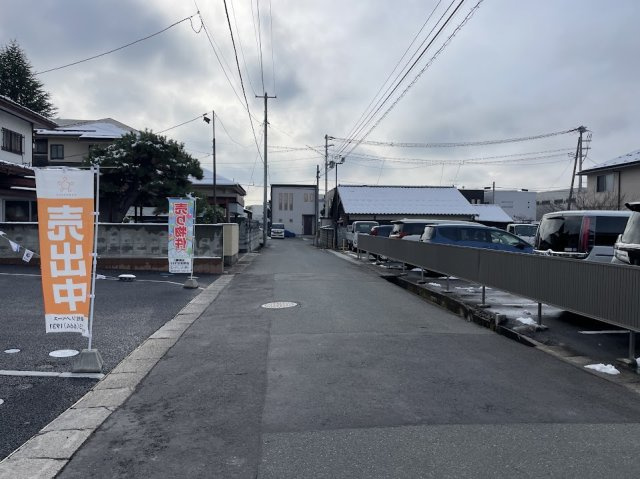 山形市鉄砲町建売住宅【１号棟】の前面道路含む現地写真|前面道路