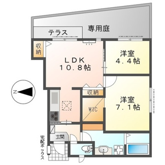【間取り】 | カサ・ディ・ファミリアⅡ