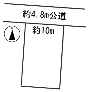 ６２７２７　岐阜市木田土地の区画図