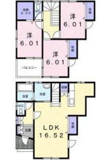 【間取り】 | 高崎市江木町　中古戸建