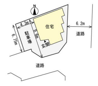 【区画図】 | 高崎市江木町　中古戸建