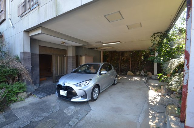 中古住宅　若松区新大谷町の駐車場|令和6年3月30日撮影