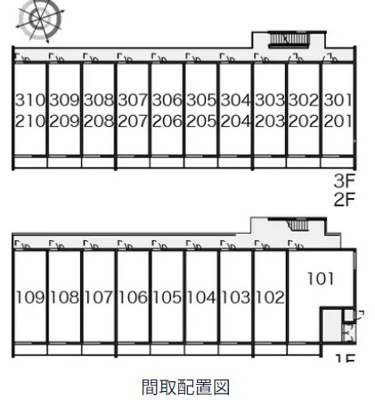 【区画図】 | ヴィアロ谷原レジデンス