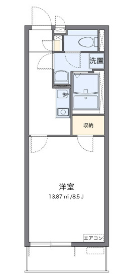 【間取り】 | ヴィアロ谷原レジデンス