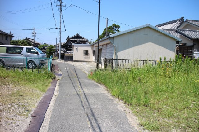 常滑市小倉町5丁目　売地Aの前面道路含む現地写真|前面道路