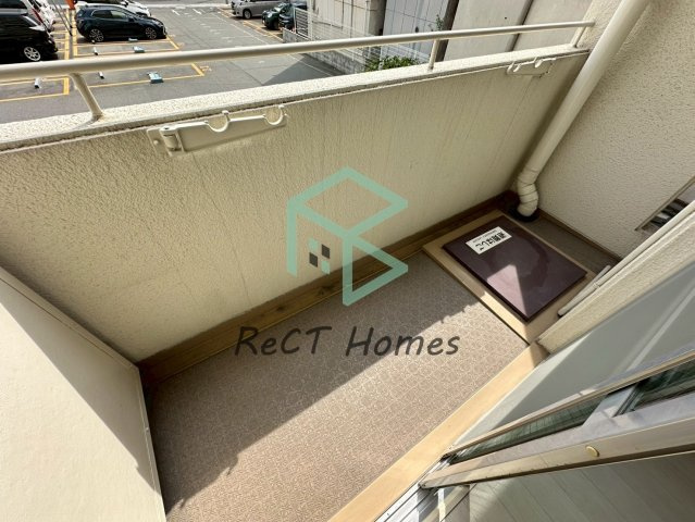 姫路市福中町の賃貸マンションのバルコニー