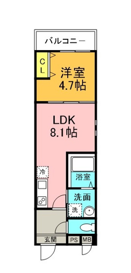 【間取り】 | フジパレス八戸ノ里Ⅴ番館