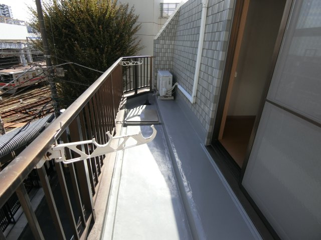 フェリースふかざわのバルコニー