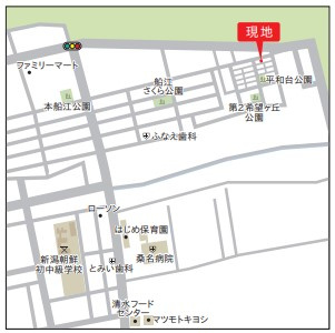 東区船江町2丁目　新築戸建の地図