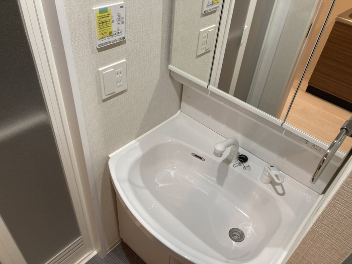 M'sマンション長栄寺の洗面所