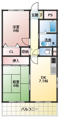 サンロイヤルの間取り