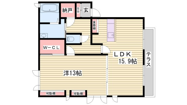 ＧＲＡＮＣＥＥＤ寿の間取り