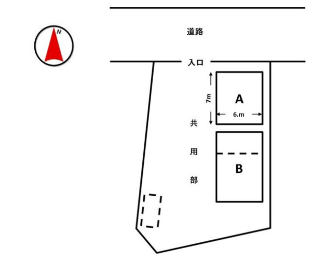 大津市藤尾奥町の倉庫の間取り