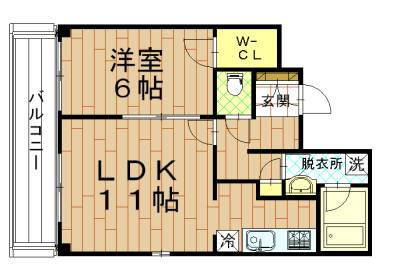 レジディア御所東の間取り