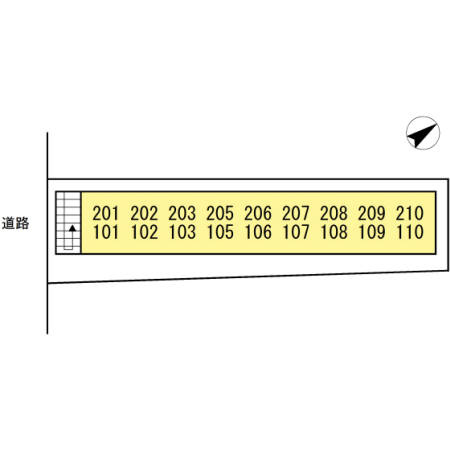 ベルトピア岩倉の区画図
