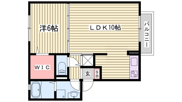 ラフィーネ林Ⅱの間取り