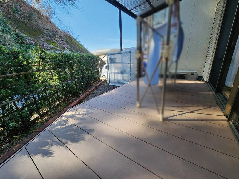 高知市瀬戸　中古タウンハウスの庭