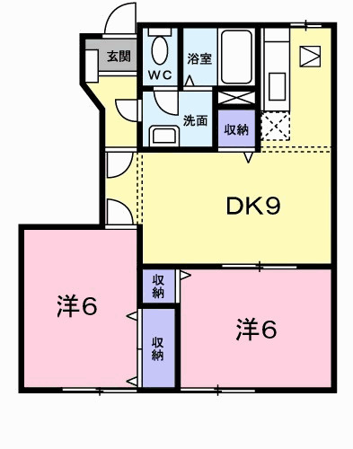 ガーデンハイツ大久保Ⅱの間取り