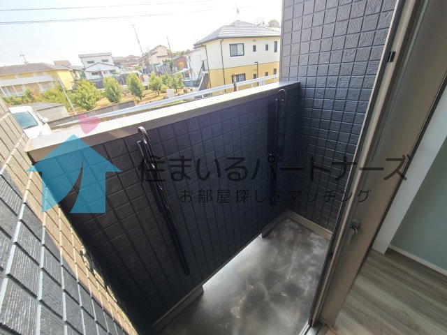 CASA上津のバルコニー|外からの目が気にならないバルコニーで洗濯物が干せます