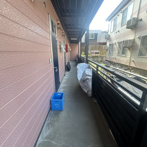 Ｍハイツ１のバルコニー