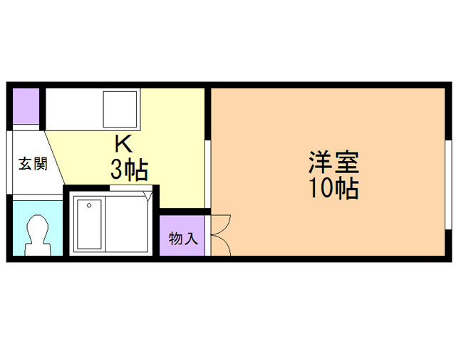 Ｍハイツ１の間取り