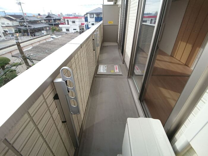 はなあずみのバルコニー|広々としたバルコニーです