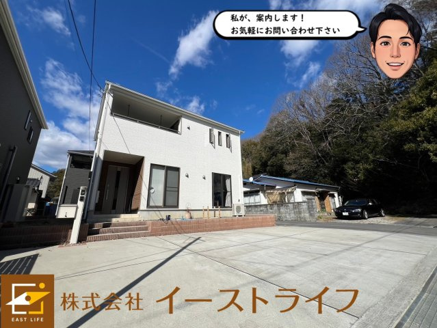成約しました！【築浅・角地】内郷高坂　中古物件の外観|2021年9月完成の築浅物件で、外観、内装共にキレイな物件です！