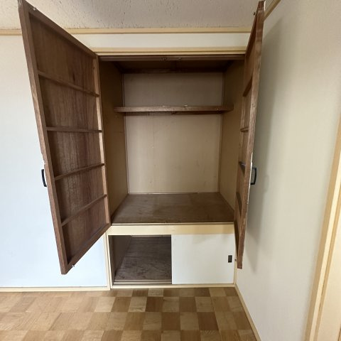 マンション城の収納
