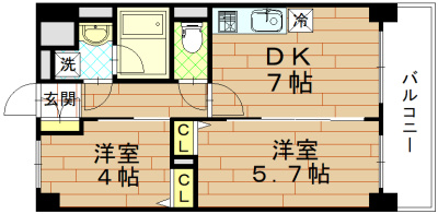 アールズコート御所南の間取り