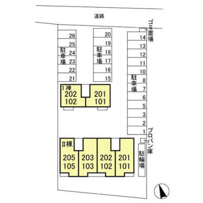 【区画図】 | コートヤード ＫＯＢＵＳ Ⅱ