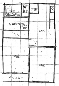 関口ハイツの間取り