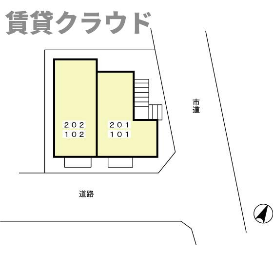 サザンクロスの区画図