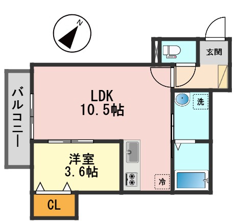 クーデリオンの間取り