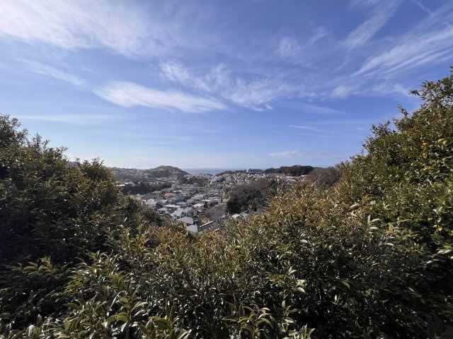 海見え！エレンシア逗子小坪　1階　角部屋　海・富士山を一望！のその他|周辺からの眺望