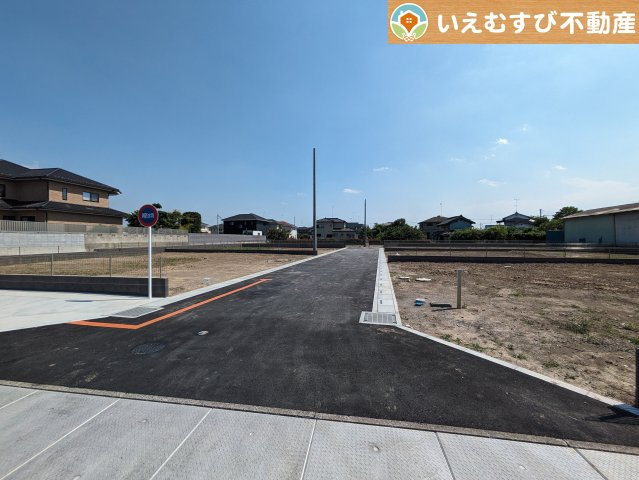 行田市前谷第2期の前面道路含む現地写真|令和6年6月14日撮影