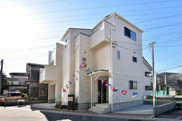 川越市今成町4丁目　新築戸建の外観|完成済み