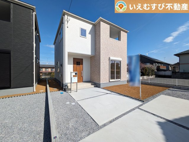 Livele Garden.S　深谷緑ケ丘第5の外観|清潔感ある白を基調としたシンプルモダンな落ちついた外観
