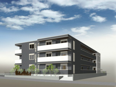 【その他共用部分】 | グリーンハイツB | ※外観パース※宅配BOXがあるので荷物の受け取りもスムーズに♪再配達を依頼する手間が省けます☆