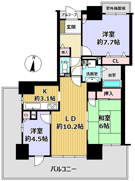 パークアヴェニュー神戸三田６番館