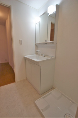 【洗面所】 | アルファ（吉田賃貸） | 洗面所です