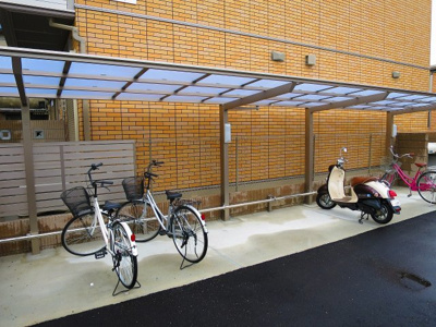 【その他共用部分】 | アルファ（吉田賃貸） | 駐輪場です
