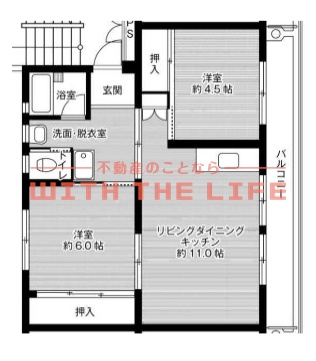 ビレッジハウス佐賀第二【キャッシュバック対象】の間取り